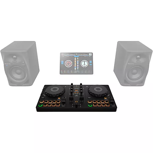 AlphaTheta DDJ-FLX2 Entry Level DJ Controller for rekordbox and Serato Black