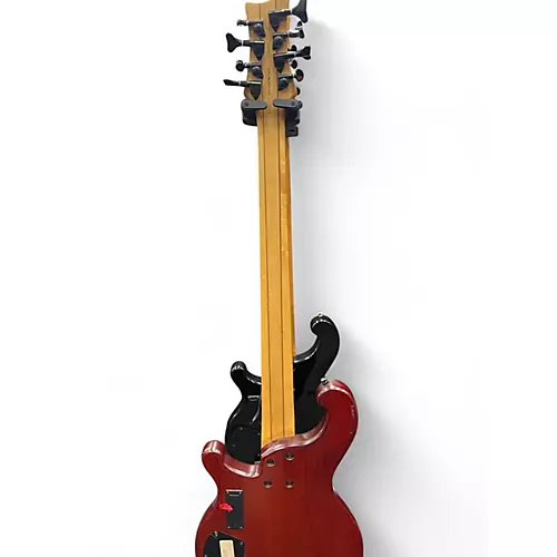 Used Dean Rhapsody 8 8 String Trans Crimson Red Electric Bass Guitar Trans Crimson Red
