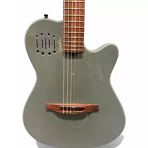 Used Godin Multiac Mundial Arctik Blue Classical Acoustic Electric Guitar Arctik Blue