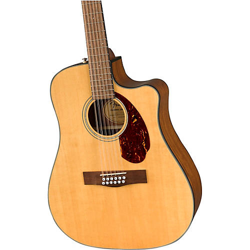 Fender CD-140SCE 12-String Dreadnought Acoustic-Electric Guitar Natural