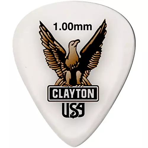 Clayton Acetal Standard Guitar Picks .63 mm 1 Dozen