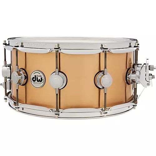 DW Collector's Series 3 mm Brushed Bronze Snare Drum 14 x 6.5 in.