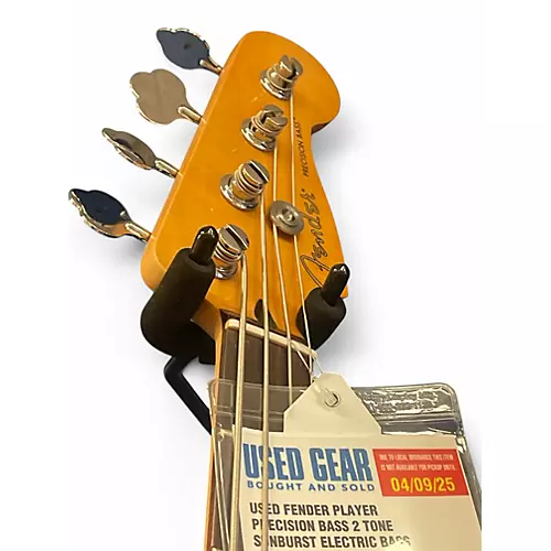 Used Fender Player Precision Bass 2 Tone Sunburst Electric Bass Guitar 2 Tone Sunburst