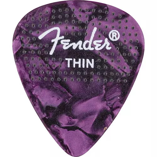 Fender 351 Dotted Celluloid Guitar Picks Thin 12 Pack
