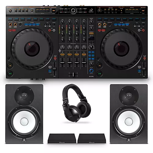 AlphaTheta DDJ-GRV6 Pro Home Bundle with Yamaha Monitors and Pioneer DJ Headphones