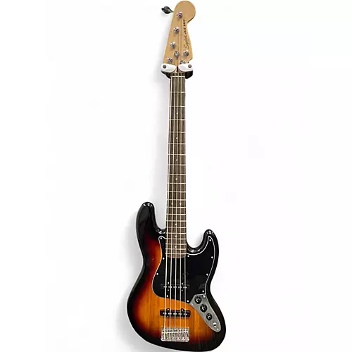 Used Squier AFFINITY JAZZ V 3 Color Sunburst Electric Bass Guitar 3 Color Sunburst