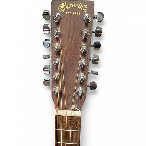 Used Martin D-X2 Natural 12 String Acoustic Electric Guitar Natural