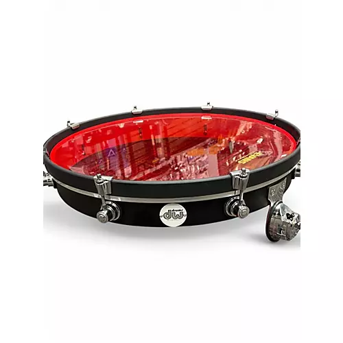 Used DW 20in Design Series Pancake Drum Matte Black Drum Matte Black 40