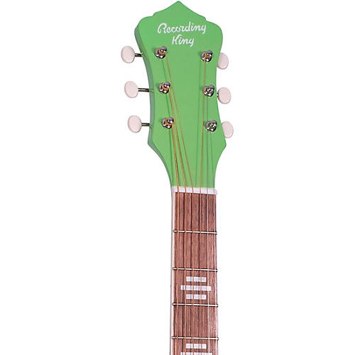 Recording King Dirty 30s 7 Single 0 RPS-7 Acoustic Guitar Black