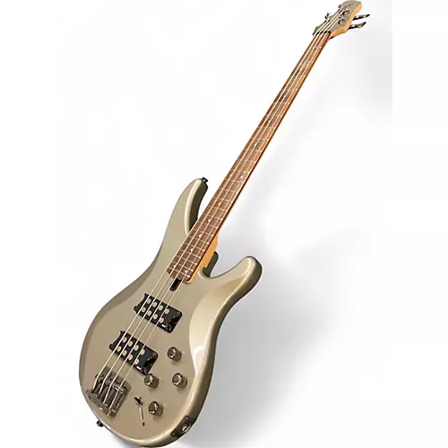 Used Yamaha TRBX304 Silver Electric Bass Guitar Silver