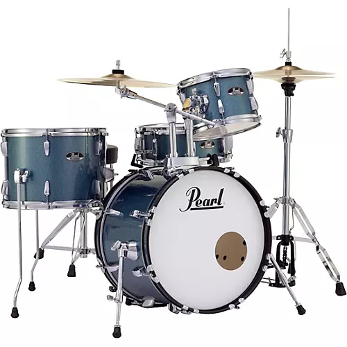 Pearl Roadshow 4-Piece Jazz Drum Set Charcoal Metallic