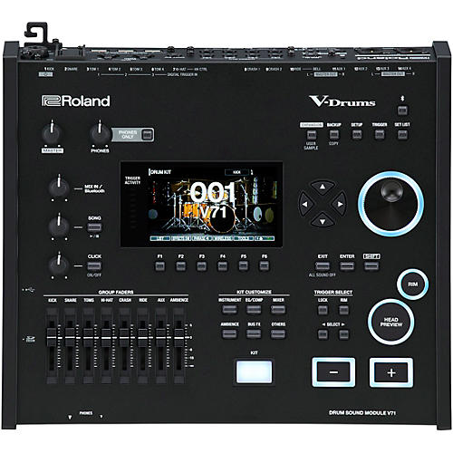 Roland VAD716 V-Drums Acoustic Design Electronic Drum Kit Gloss Ebony Finish