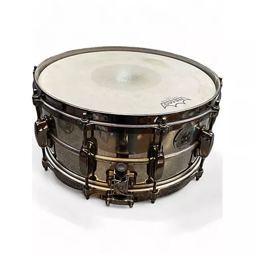 Used TAMA 14in CHARLIE BENANTE SIGNATURE PALLETTE Silver Drum Silver 33