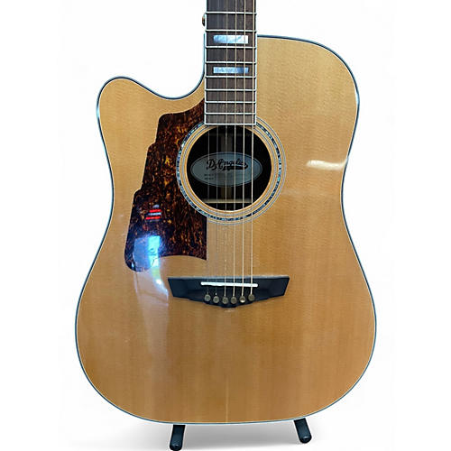 Used D'Angelico EXD500L Natural Acoustic Electric Guitar Natural