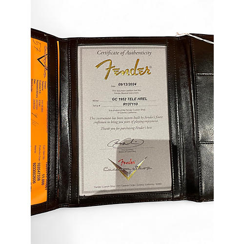 Used Fender CUSTOM SHOP 1952 TELECASTER HEAVY RELIC LIMITED EDITION NOCASTER BLONDE Solid Body Electric Guitar NOCASTER BLONDE