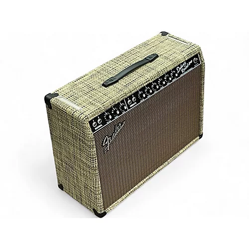 Used Fender Limited '65 Deluxe Reverb - Chilewich Bark Tube Guitar Combo Amp