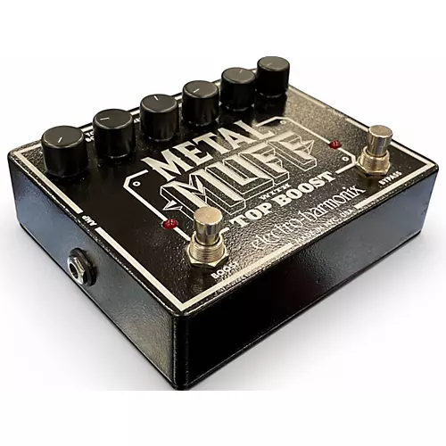 Used Electro-Harmonix Metal Muff Distortion With Top Boost Effect Pedal