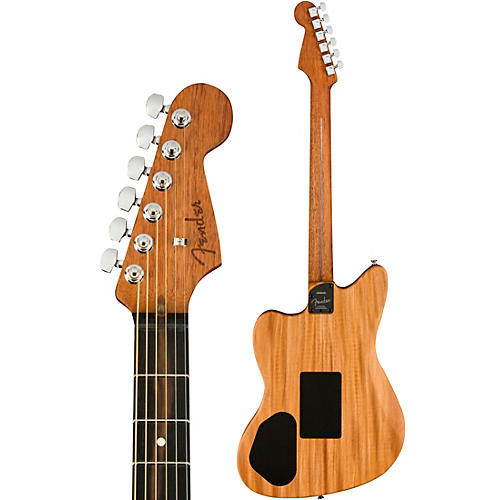 Fender American Acoustasonic Jazzmaster Acoustic-Electric Guitar Tungsten