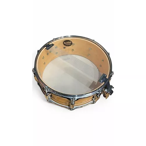 Used TAMA 5.5X14 Starclassic Snare Vintage Natural Drum Vintage Natural 10