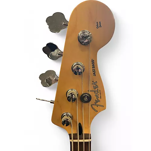 Used Fender Deluxe Jazz Bass 2 Tone Sunburst Electric Bass Guitar 2 Tone Sunburst