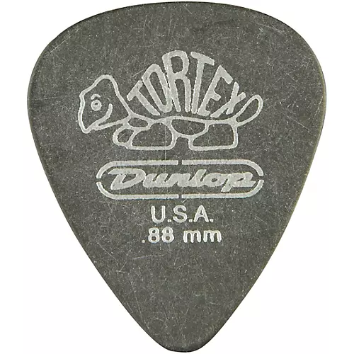 Dunlop Tortex Pitch Black Standard Guitar Picks 1 Dozen .60 mm