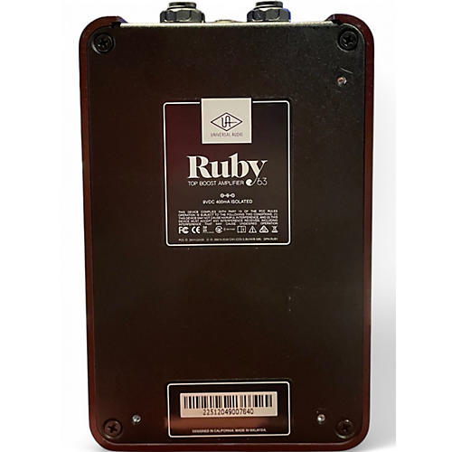 Used Universal Audio Ruby Top Boost Amplifier '63 Guitar Preamp