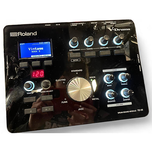 Used Roland TD-25KV Electric Drum Set