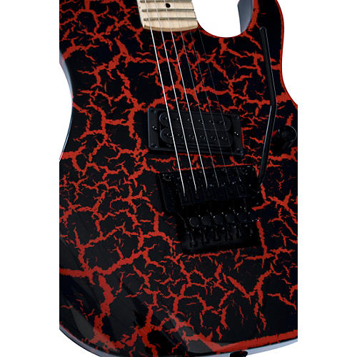 B.C. Rich Gunslinger Retro II with Floyd Rose Electric Guitar Green Pearl