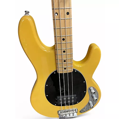 Used Sterling by Music Man STINGRAY Yellow Electric Bass Guitar Yellow