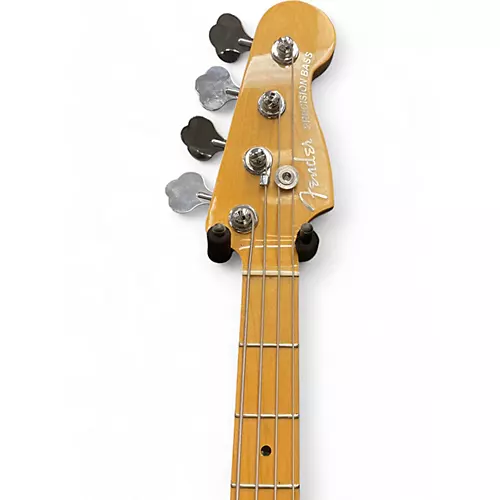 Used 2016 Fender American Elite Precision Bass Tobacco Sunburst Electric Bass Guitar Tobacco Sunburst