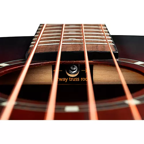 Ortega D7E 4-String Acoustic/Electric Bass Guitar Satin Black