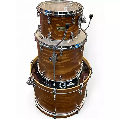 Used TAMA 3 Piece SOUND LAB PROJECT Walnut Drum Kit Walnut