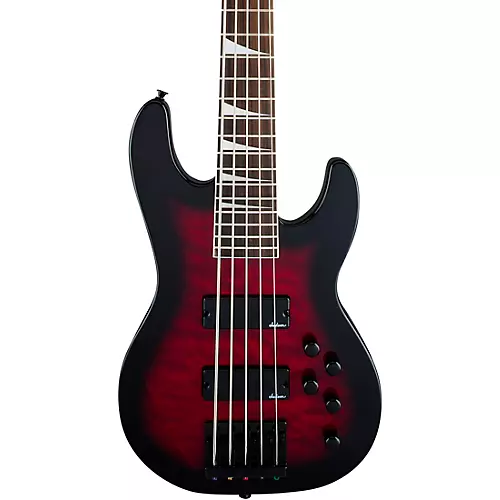 Jackson JS Series Concert Bass JS3VQ 5-String Cherry Burst