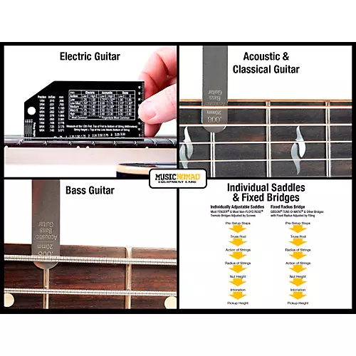 Music Nomad Precision Setup Gauge Set, 6-Piece