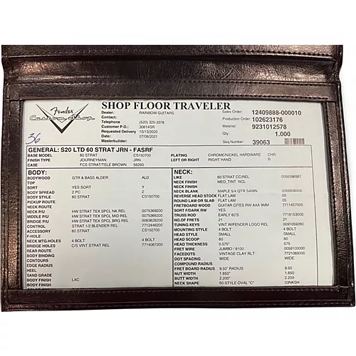 Used 2021 Fender Limited Edition 60's Journeyman Stratocaster Surf Green Solid Body Electric Guitar Surf Green