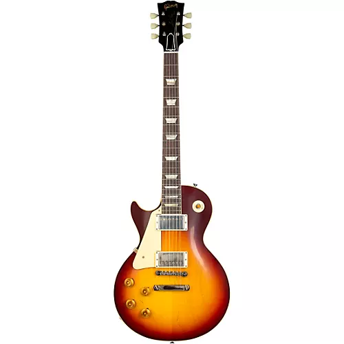 Gibson Custom 1958 Les Paul Standard Reissue VOS Left-Handed Electric Guitar Washed Cherry Sunburst