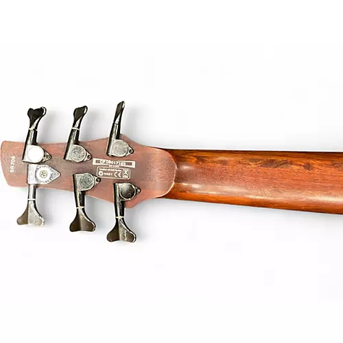 Used Ibanez SR706 6 String Trans Black Electric Bass Guitar Trans Black