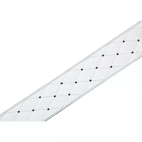 Levy's MG26DS 2.5'' White Garment Leather Guitar Strap