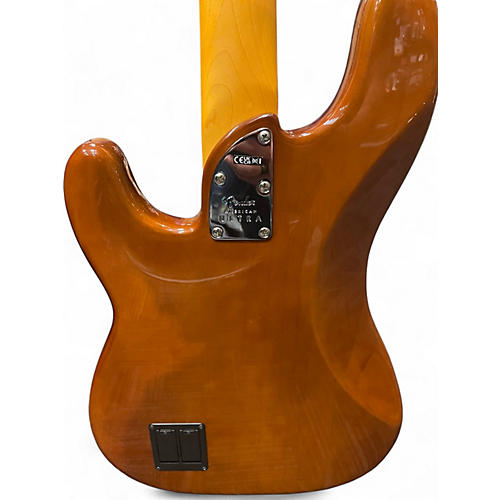 Used Fender Limited Edition-American Ultra Precision Bass ebony tiger Electric Bass Guitar ebony tiger