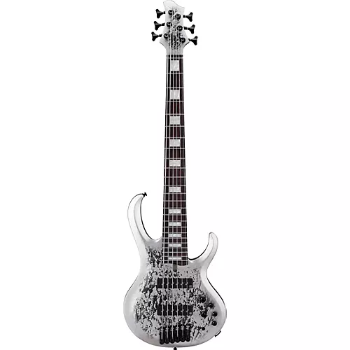 Ibanez BTB25TH6 6-String Electric Bass Guitar Silver Blizzard Matte