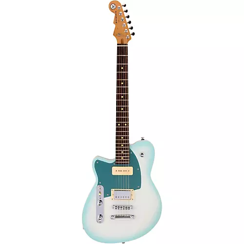 Reverend Double Agent OG Left-Handed Electric Guitar Chronic Blue Burst