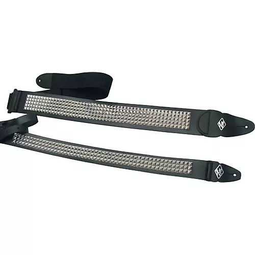 LM Products Studded Guitar Strap Black 2 in.