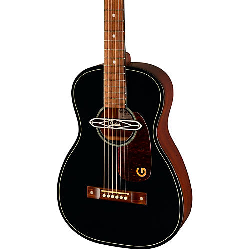 Gretsch Guitars Jim Dandy Deltoluxe Parlor Acoustic-Electric Guitar Black Top
