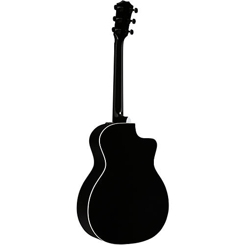 Taylor 214ce BLK Plus Grand Auditorium Left-Handed Acoustic-Electric Guitar Black