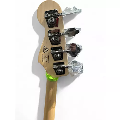 Used Squier Contemporary Jazz Bass Metallic Gray Electric Bass Guitar Metallic Gray