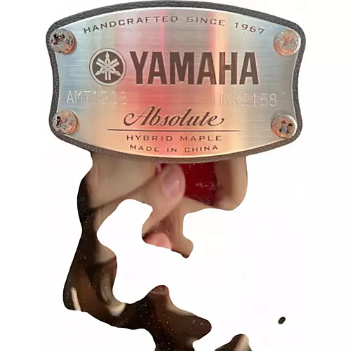 Used Yamaha 5 Piece ABSOLUTE KIT Black Drum Kit Black