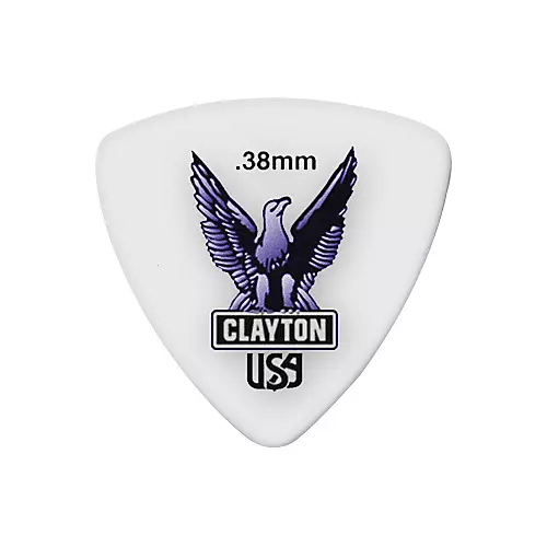 Clayton Acetal Rounded Triangle Guitar Picks 1.26 mm 1 Dozen