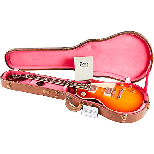 Gibson Custom Murphy Lab 1960 Les Paul Standard Reissue Heavy Aged Electric Guitar Tangerine Burst