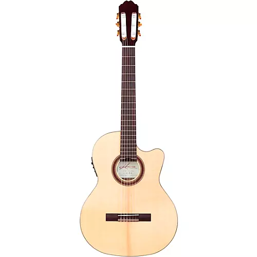 Kremona Rondo Thin Line Classical Acoustic-Electric Guitar Natural