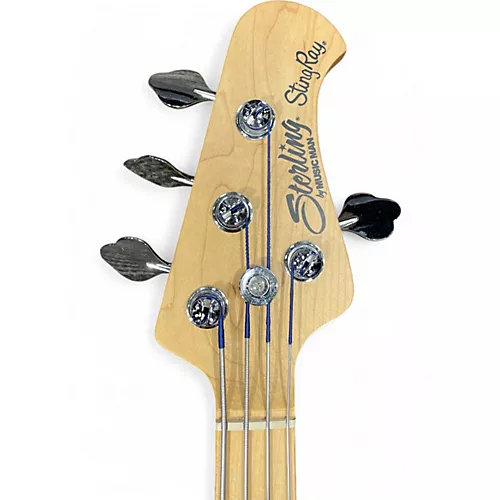 Used Sterling by Music Man Sting Ray 24 Butterscotch Electric Bass Guitar Butterscotch